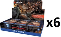 MTG Commander Legends: Battle for Baldur's Gate SET Booster CASE (6 Set Boxes)